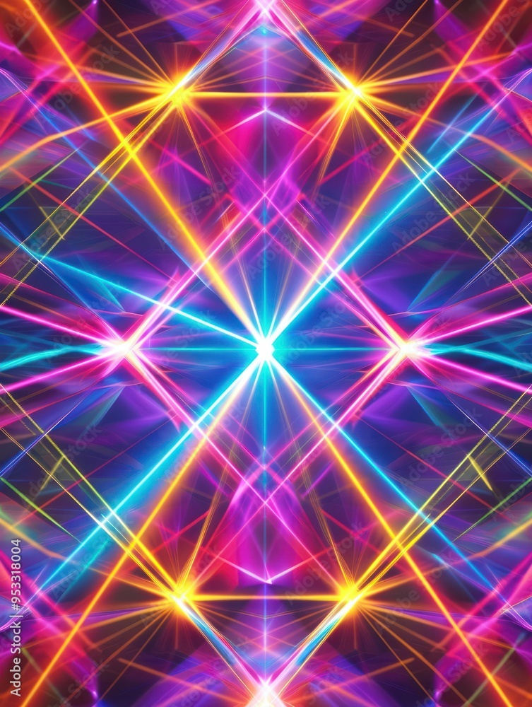 bright lights lasers pattern 80s 90s retro neon beam fluorescent abstract background bright lights lasers pattern 80s 90s retro neon beam fluorescent abstract background
