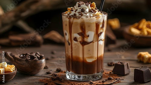 Iced Coffee with Whipped Cr...