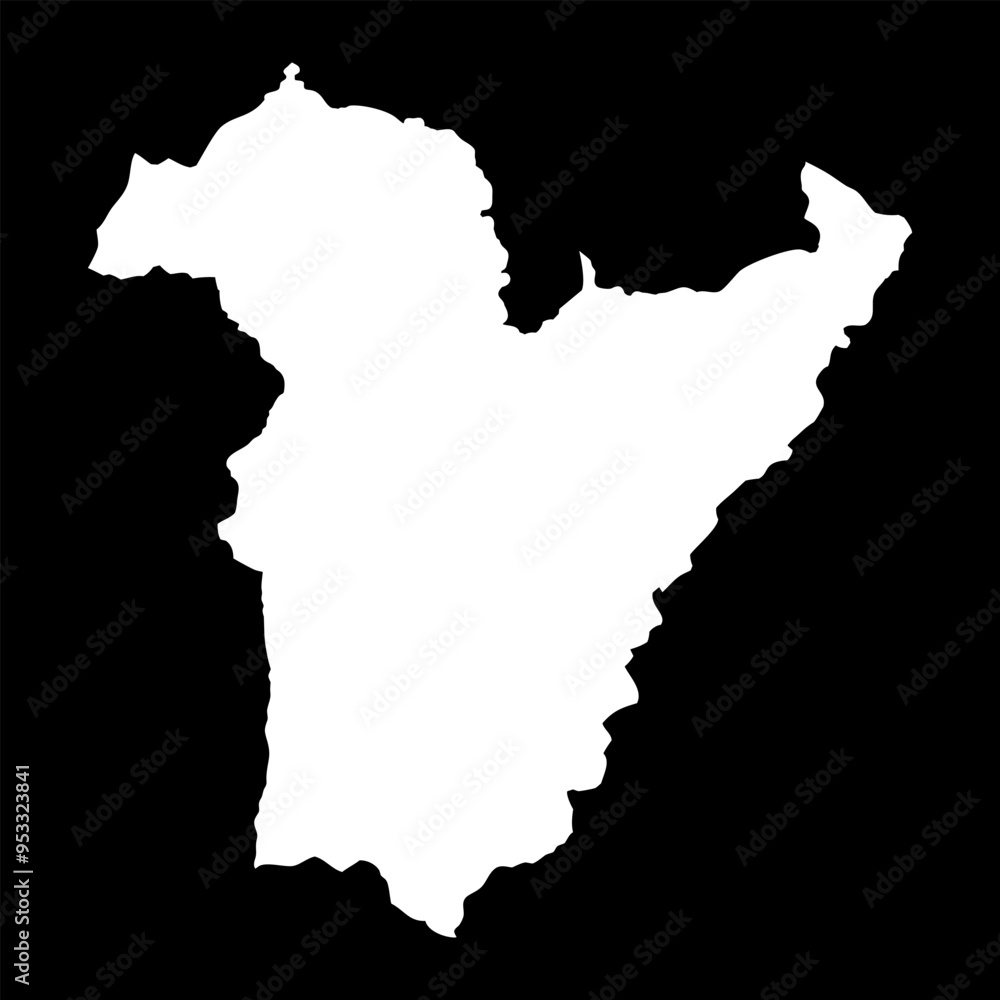 Bie province map, administrative division of Angola. Bie province map, administrative division of Angola.