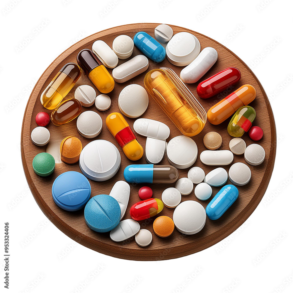 pills and capsules isolated on Transparent Background. pills and capsules isolated on Transparent Background.