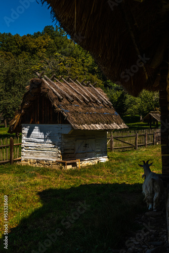 Tradition, heritage and etno culture and folklore in traditional village in Poland