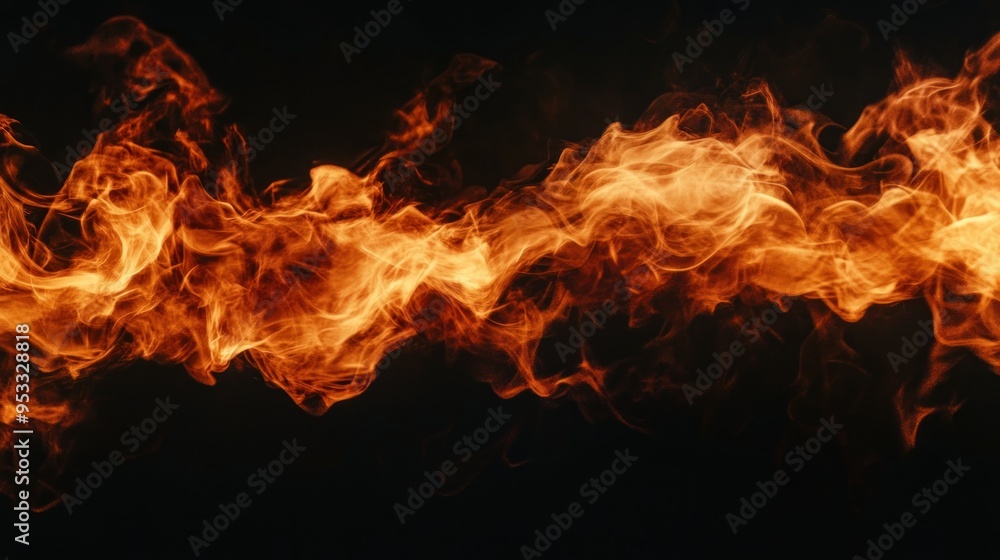 Fototapeta premium Abstract Fire Flames