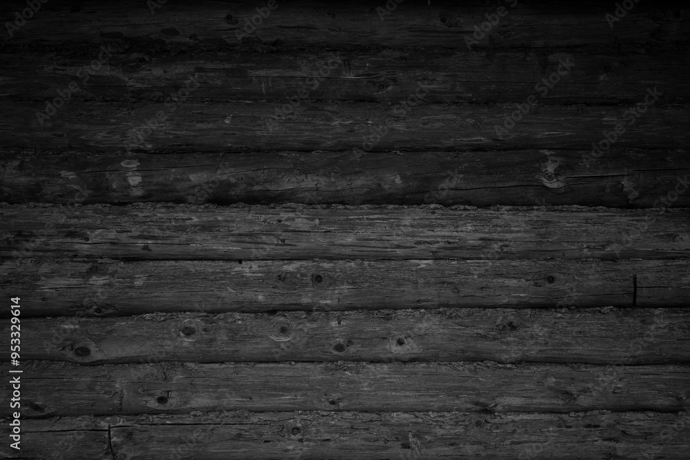 Old black wooden background. Timber board texture Old black wooden background. Timber board texture