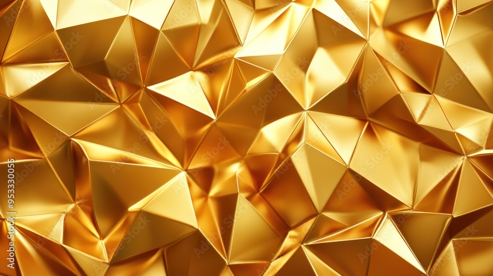 Golden Geometric Abstract Background Golden Geometric Abstract Background