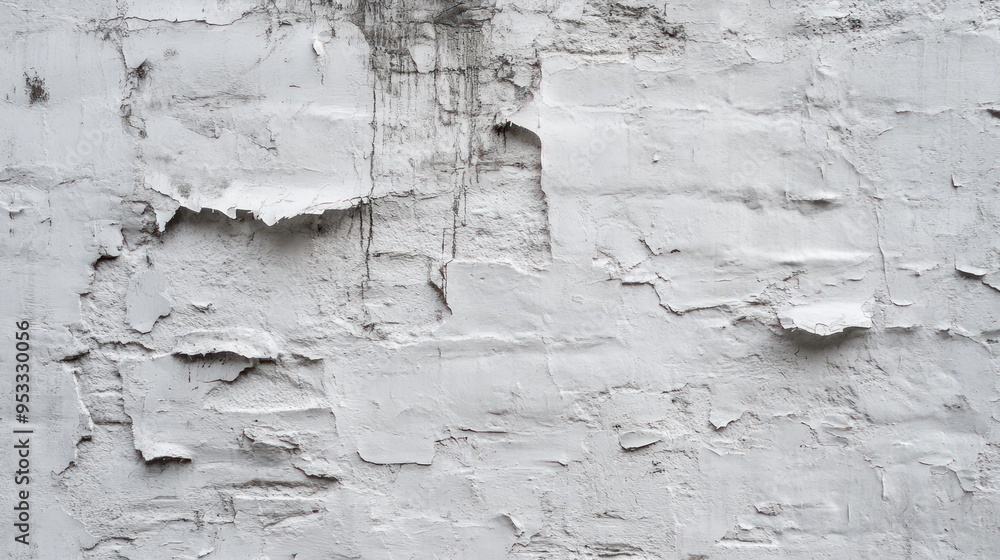 Obraz premium White Brick Wall Texture