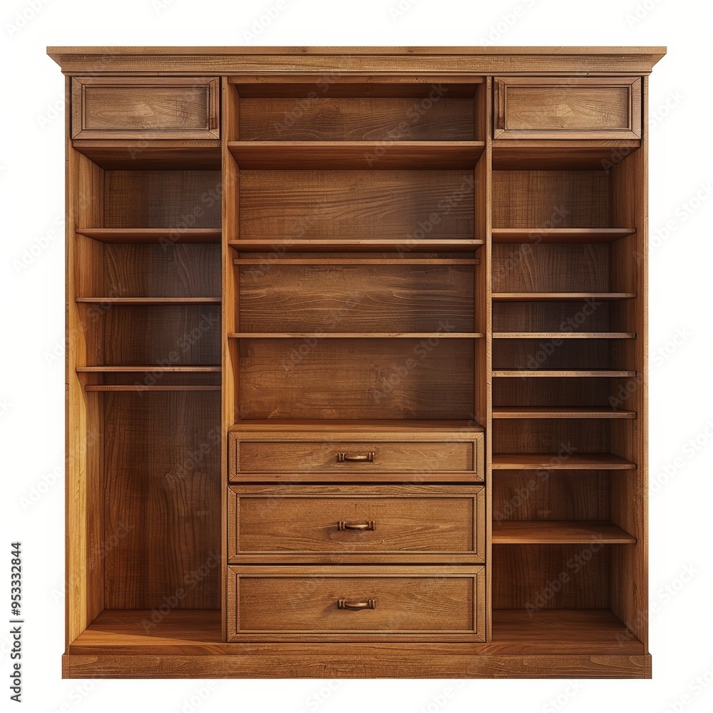 Elegant Wooden Bookshelf Elegant Wooden Bookshelf