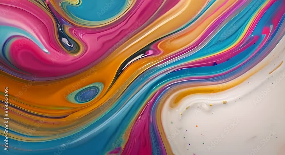Abstract Swirling Colors Abstract Swirling Colors