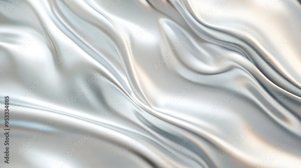 High-quality silver gradient backdrop with a silky texture and luminous reflections, ideal for a refined, modern look.