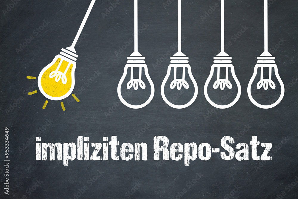 Fototapeta premium impliziten Repo-Satz 