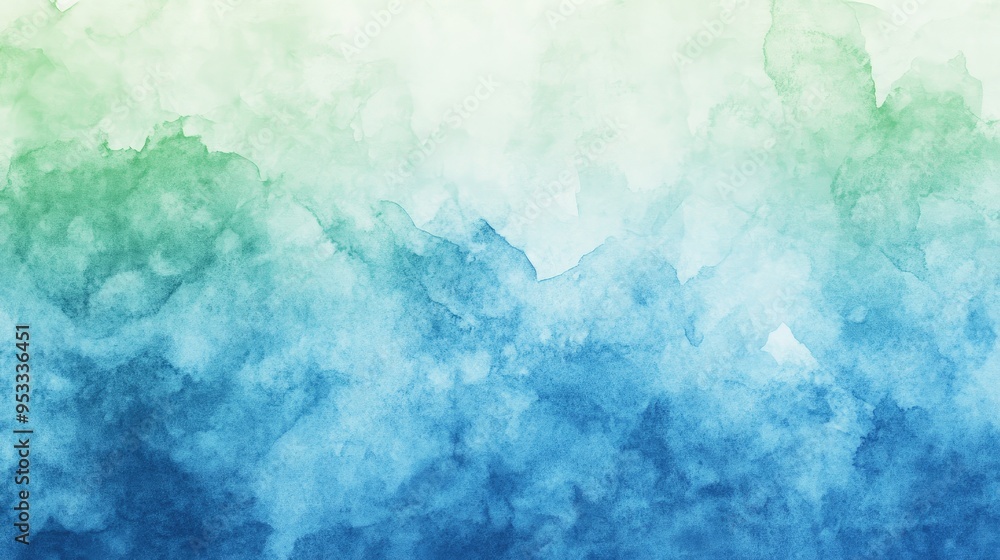 Subtle gradient texture of soft watercolor strokes in blue and green, perfect for artistic backgrounds. Subtle gradient texture of soft watercolor strokes in blue and green, perfect for artistic backgrounds.