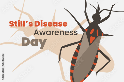 Still's disease awareness day poster illustration