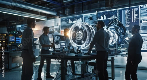 Engineers in a Modern Lab