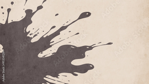 Abstract background in vintage style. Stylized old with grain. For use in graphics, for printing on wall decorations.