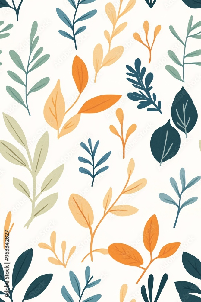 Autumn Whisper: A whimsical dance of autumnal hues, this seamless pattern captures the delicate beauty of falling leaves in a minimalist design. Autumn Whisper: A whimsical dance of autumnal hues, this seamless pattern captures the delicate beauty of falling leaves in a minimalist design.