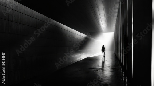 Dramatic Monochrome Roadscapes Under Moody Skies photo