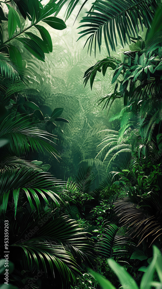 Immersed in the Emerald Embrace: A Lush Rainforest Canopy Immersed in the Emerald Embrace: A Lush Rainforest Canopy