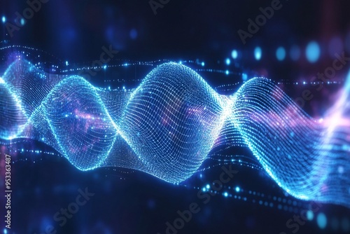 Internet wave signa ltechnology background