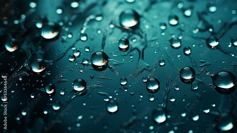 fresh and clean image of raindrops on a window. fresh and clean image of raindrops on a window.