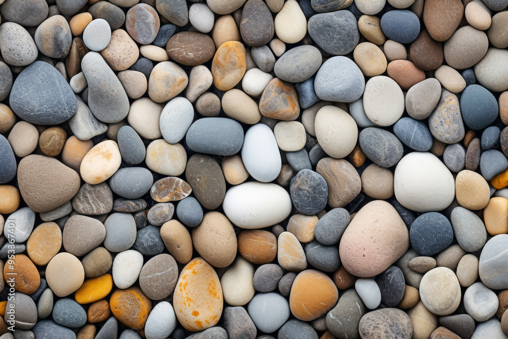 Processed collage of beach shore pebbles surface texture. Background for banner, backdrop Processed collage of beach shore pebbles surface texture. Background for banner, backdrop