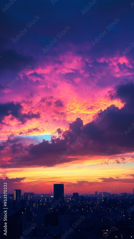 Dawn Cityscape Silhouette, a vibrant skyline emerges against a painted sky, soft hues of orange and pink blending seamlessly, marking the start of a new day in the urban landscape. Dawn Cityscape Silhouette, a vibrant skyline emerges against a painted sky, soft hues of orange and pink blending seamlessly, marking the start of a new day in the urban landscape.
