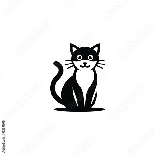 Midnight Prowler The Cat Vector Silhouette