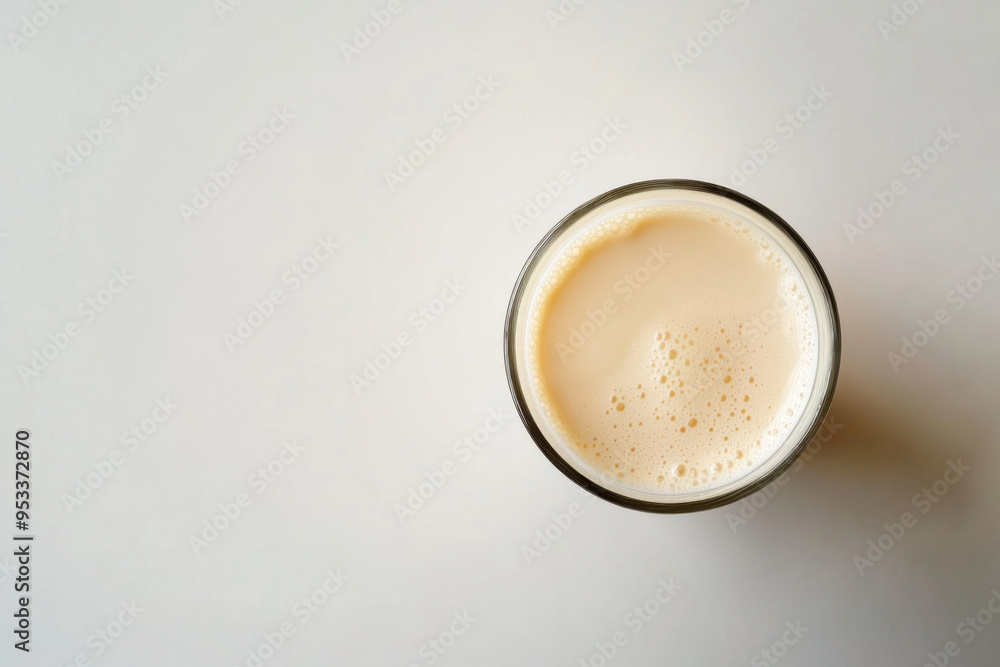 Silky Almond Milk on Marble Counter Silky Almond Milk on Marble Counter