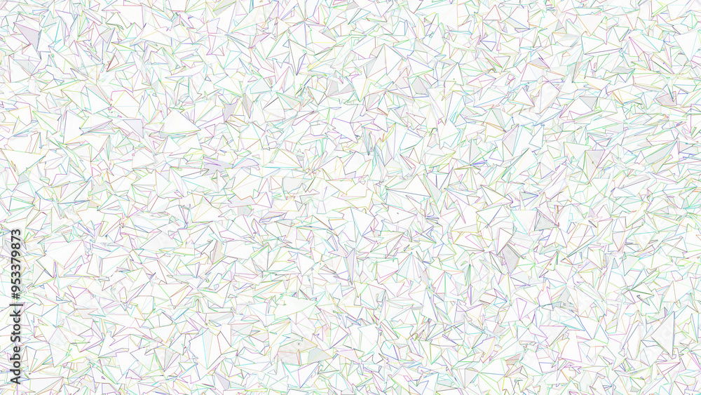 Colorful polygon edge line surface (3D Rendering) Colorful polygon edge line surface (3D Rendering)