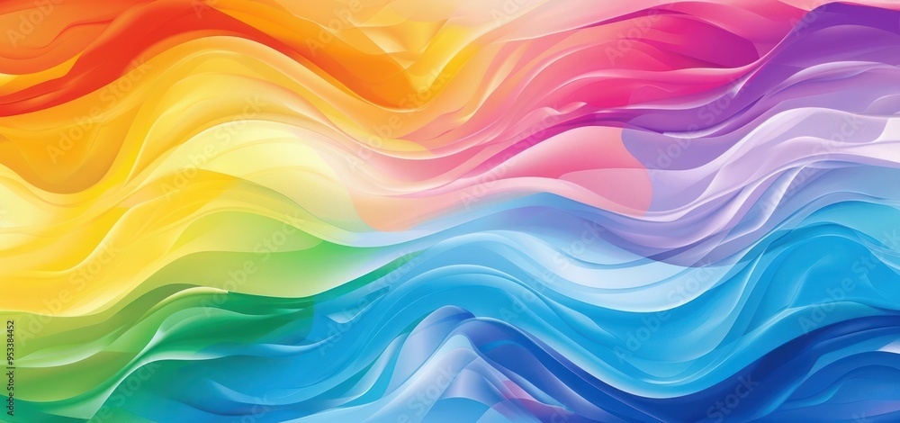 Abstract Rainbow Wave Abstract Rainbow Wave