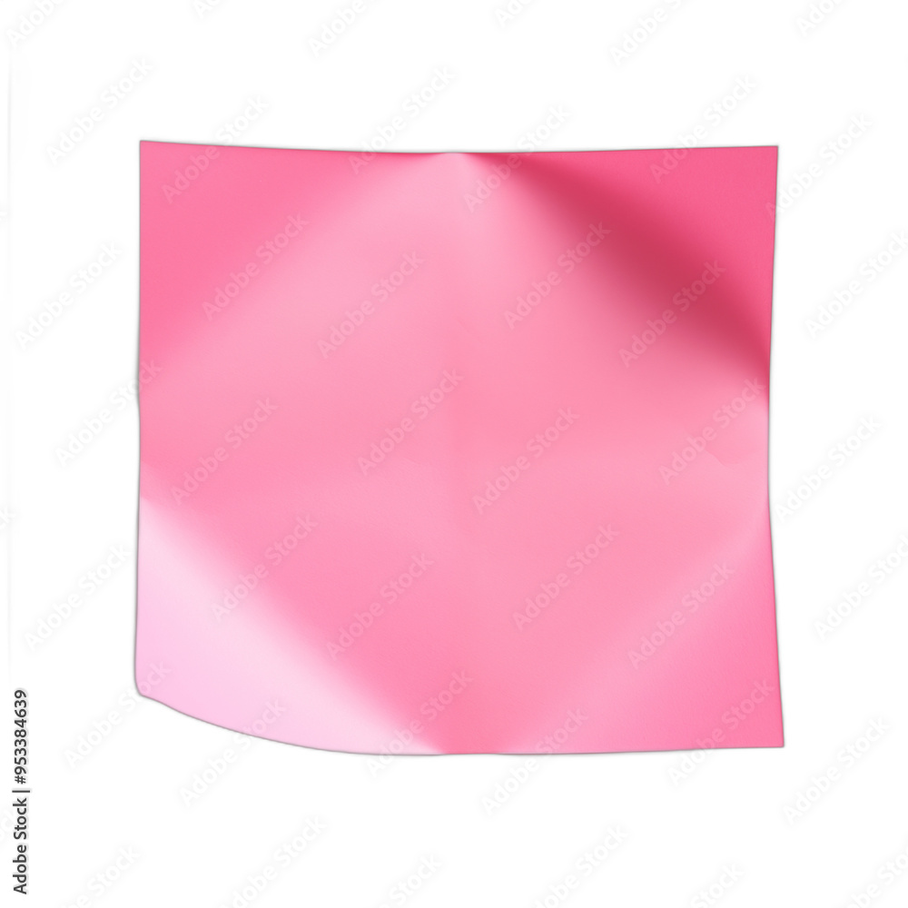 Pink Sticky Note Paper Isolated on White Background Pink Sticky Note Paper Isolated on White Background