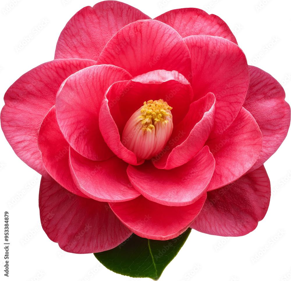A stunning close-up of a vibrant pink flower showcasing delicate petals and golden stamen, ideal for nature lovers and floral designs. A stunning close-up of a vibrant pink flower showcasing delicate petals and golden stamen, ideal for nature lovers and floral designs.