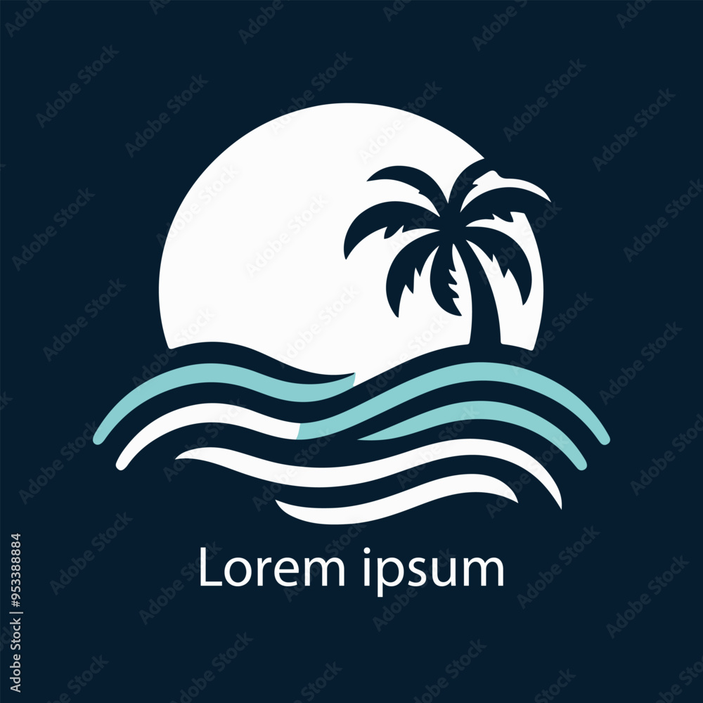 Fototapeta premium Beach Logo here