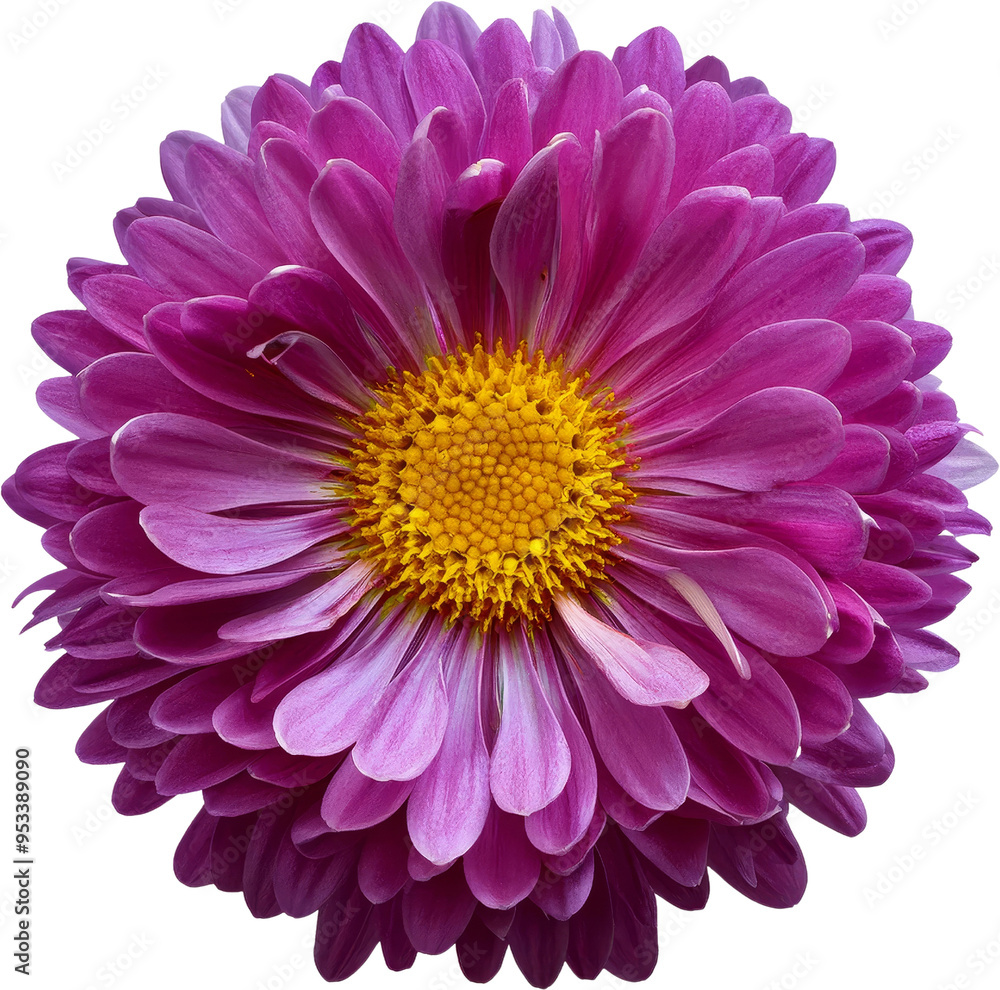 Vibrant pink flower with delicate petals and a striking yellow center, perfect for nature-themed designs and backgrounds. Vibrant pink flower with delicate petals and a striking yellow center, perfect for nature-themed designs and backgrounds.
