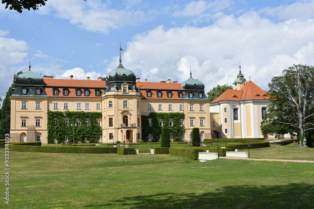 Lány Castle - residence of the president of the Czech Republic. Lány Castle - residence of the president of the Czech Republic.