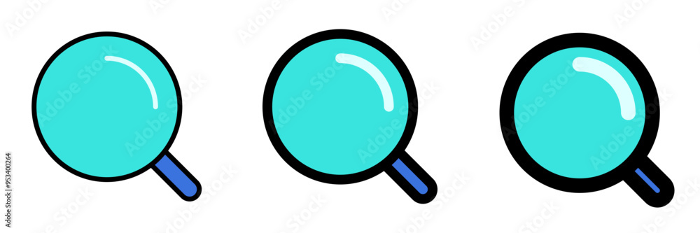 Vector search magnifier scan icon. Black, white background. Perfect for app and web interfaces, infographics, presentations, marketing, etc. Vector search magnifier scan icon. Black, white background. Perfect for app and web interfaces, infographics, presentations, marketing, etc.
