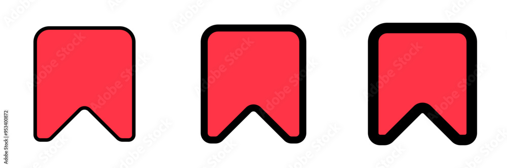 Editable vector bookmark favorite icon. Part of a big icon set family. Perfect for web and app interfaces, presentations, infographics, etc Editable vector bookmark favorite icon. Part of a big icon set family. Perfect for web and app interfaces, presentations, infographics, etc