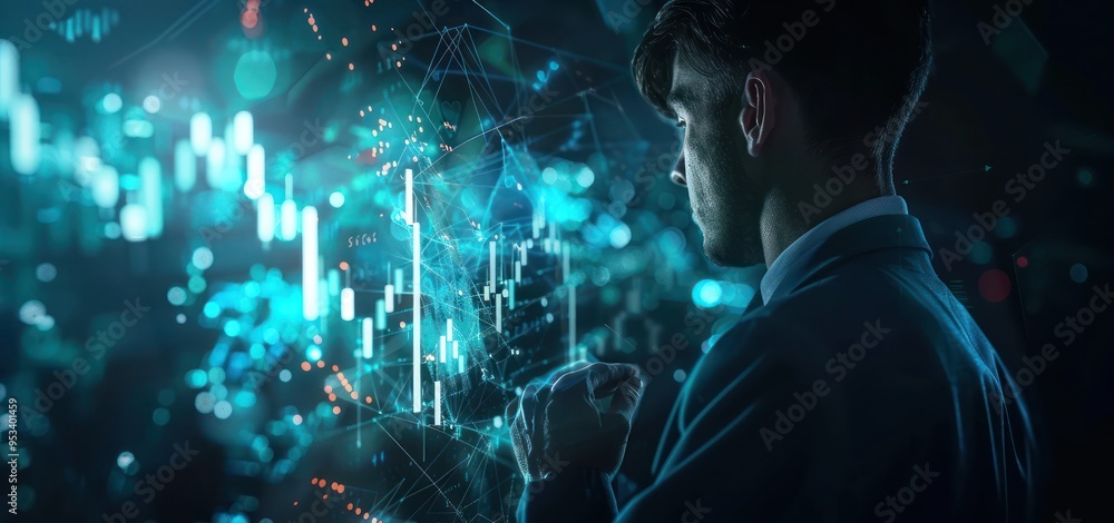 Businessman Analyzing Data Businessman Analyzing Data