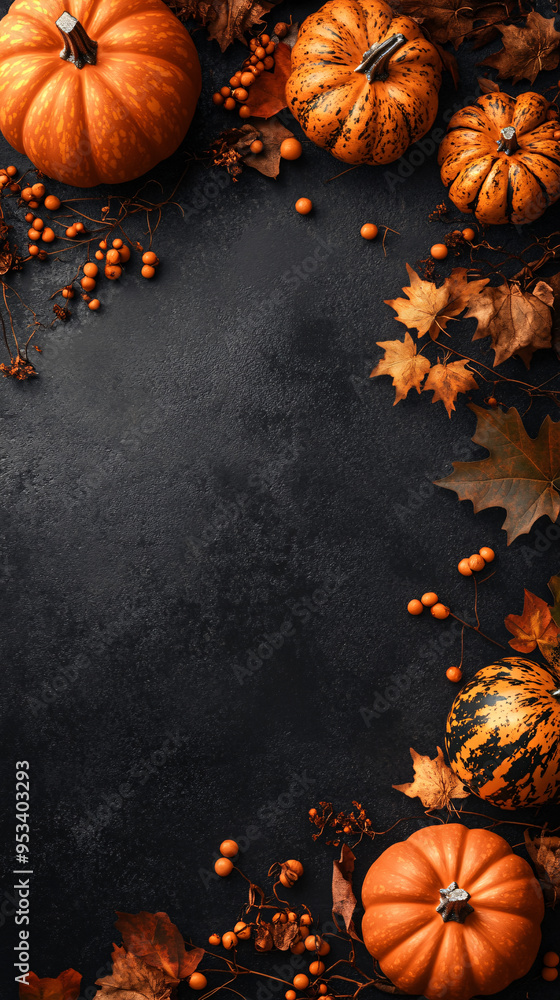 Thanksgiving and Autumn background with copy space Thanksgiving and Autumn background with copy space