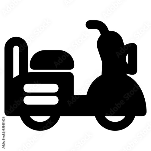 Vespa scooter, retro scooter, vintage scooter, Vespa design, scooter illustration, classic scooter