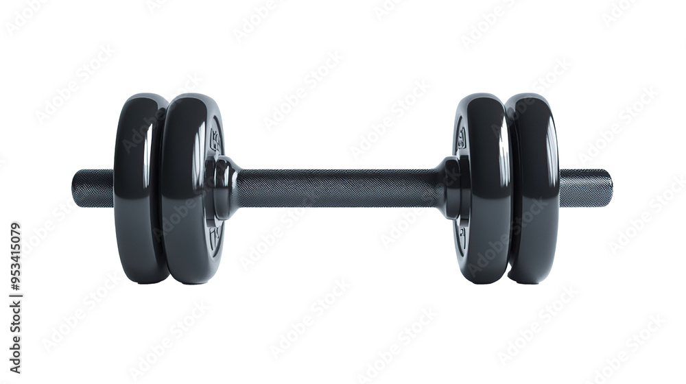 a barbell as element on isolated white background a barbell as element on isolated white background
