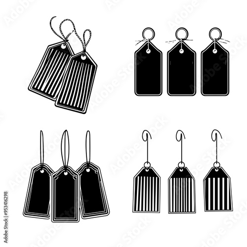 Black Friday Sale Tags Printable Gift Tags, Discount Labels, and Price Tags