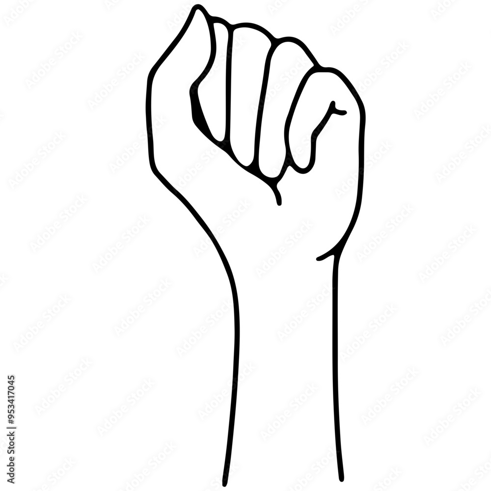 outline hands icons