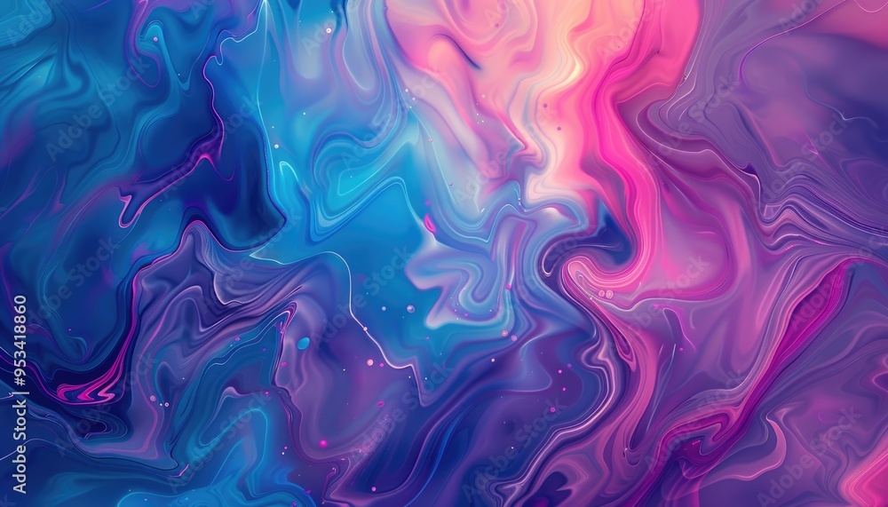 Fototapeta premium Abstract Swirling Liquid Art