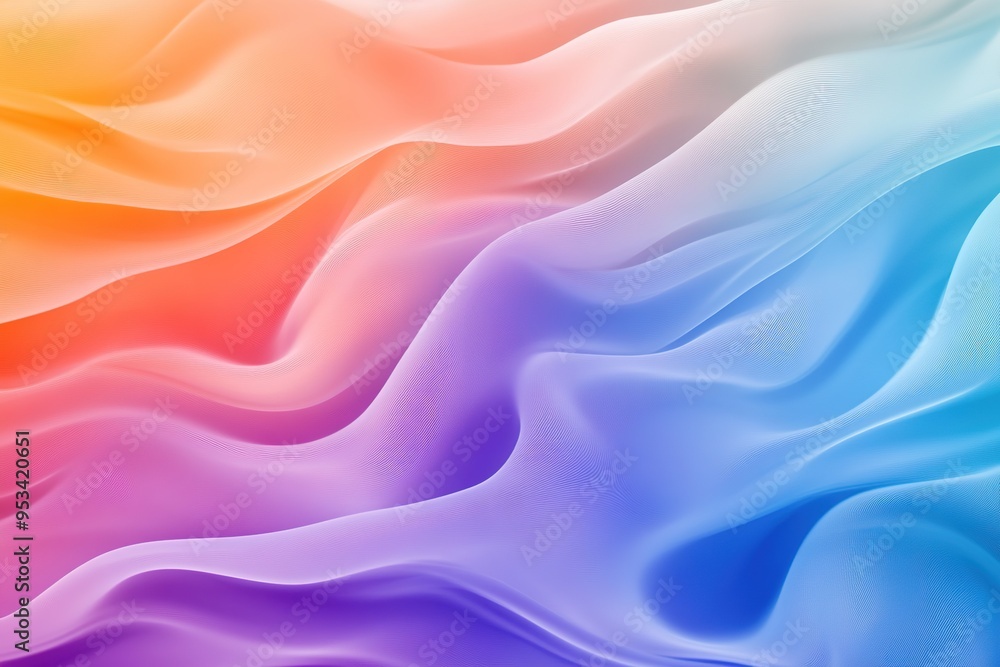 Colorful wavy background in soft hues Colorful wavy background in soft hues