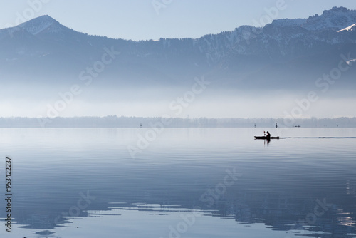 boat on the lake