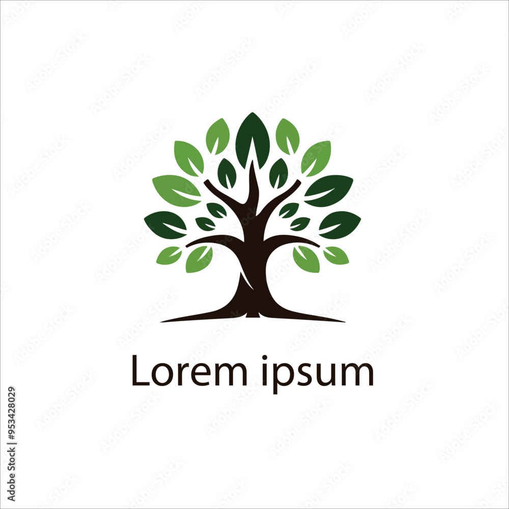 Obraz premium Natural Tree Logo