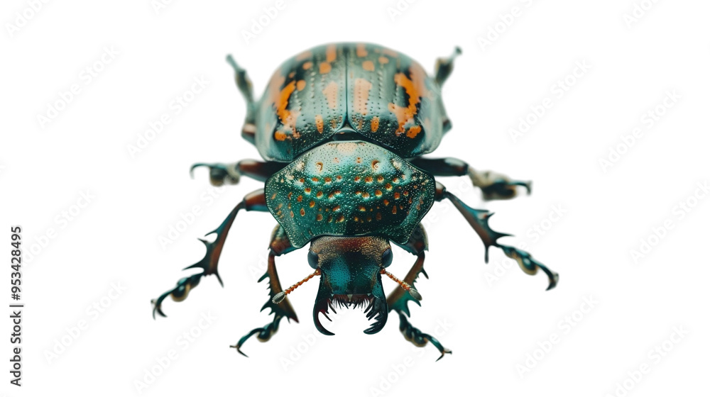 Naklejka premium Beetle, bug insect isolated on transparent background 