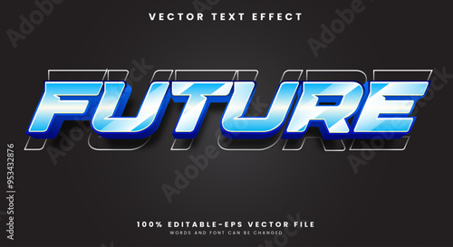 Sport Future editable text effect font style