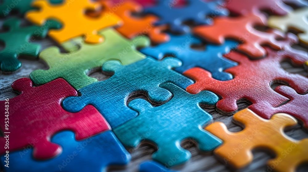 Puzzle Pieces Coming Together: Puzzle pieces being put together represent collaboration, problem-solving, and building a successful startup. Puzzle Pieces Coming Together: Puzzle pieces being put together represent collaboration, problem-solving, and building a successful startup.