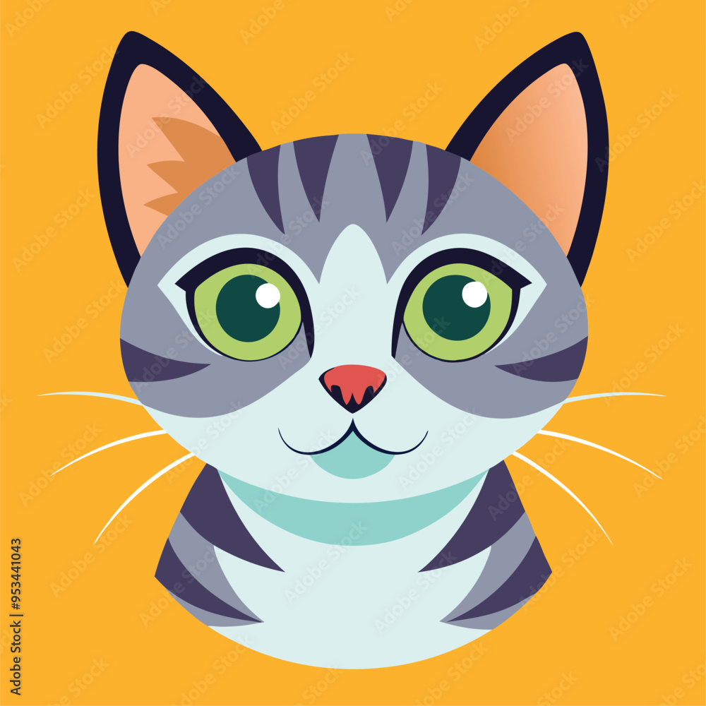 Cat vector illustration character Cat vector illustration character