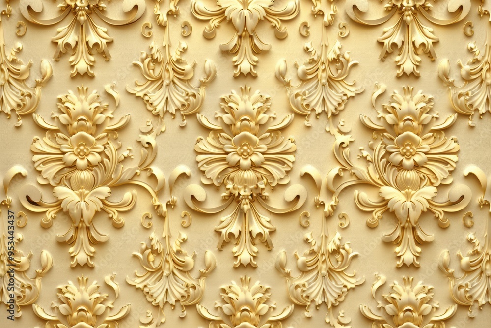Intricate gold floral design background adds a layer of elegance and richness to any creation. The ornate details and seamless pattern make it an excellent choice for digital art. Intricate gold floral design background adds a layer of elegance and richness to any creation. The ornate details and seamless pattern make it an excellent choice for digital art.